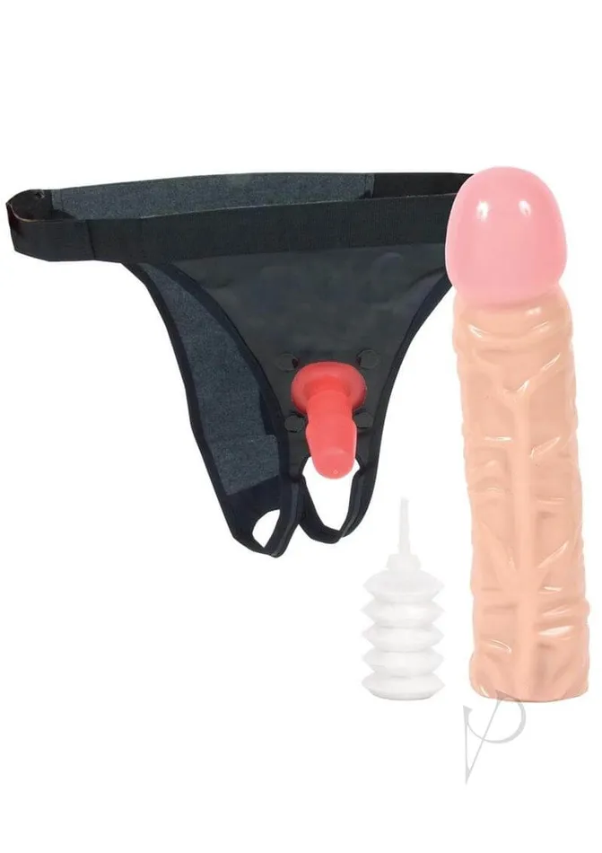 Female Sex Toys Doc Johnson Enterprises Ultra Harness 2 with 8 Inch Dong Complete StrapOn Kit for Ultimate Pleasure