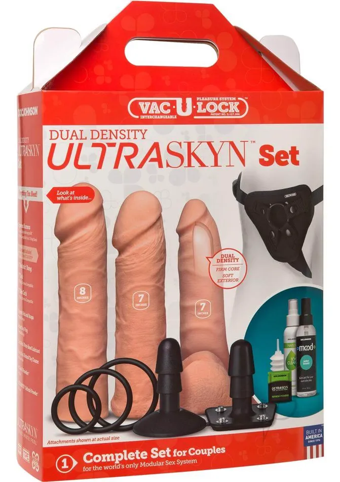 Female Sex Toys Doc Johnson Enterprises VacULock Dual Density UR3 StrapOn Set Vanilla Elevate Your StrapOn Experience Female Sex Toys Doc Johnson Enterprises VacULock Dual Density UR3 StrapOn Set Vanilla Elevate Your StrapOn Experience