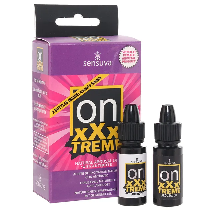 Female Sex Toys Sensuva ON XXXtreme Natural Arousal Oil with Antidote