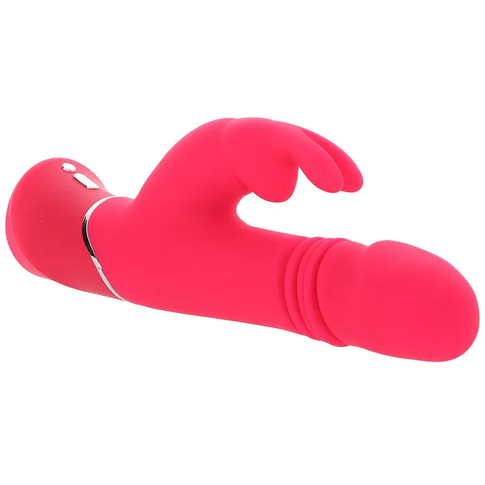 Happy Rabbit Thrusting Silicone Rabbit Vibe in Pink LoveHoney Vibrators