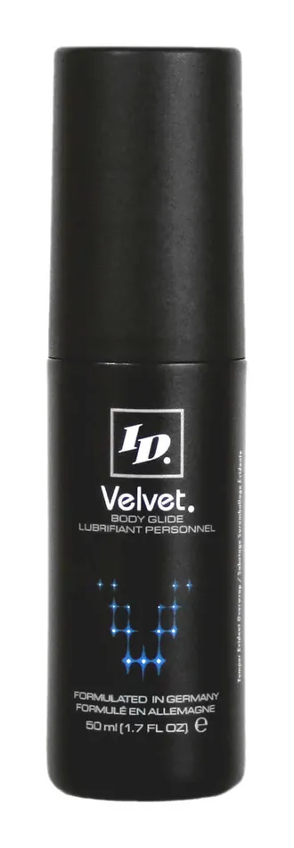ID Velvet Silicone Body Glide Lubricant 50ml Experience Luxurious Sensuality ID Lube Female Sex Toys ID Velvet Silicone Body Glide Lubricant 50ml Experience Luxurious Sensuality ID Lube Female Sex Toys