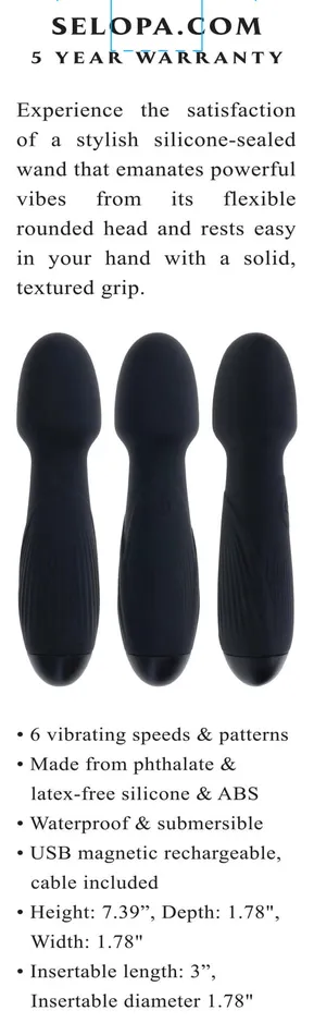 Indulge in Powerful Pleasure with the Selopa Power Trip Wand Vibrator Evolved Novelties Female Sex Toys