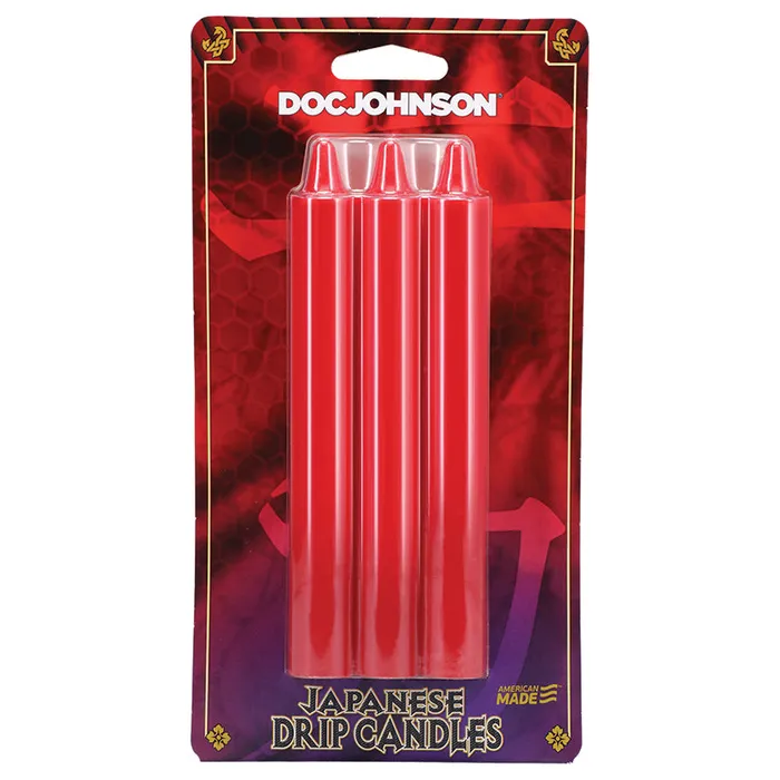 Japanese Drip CandlesRed 3PK DOC JOHNSON Vibrators