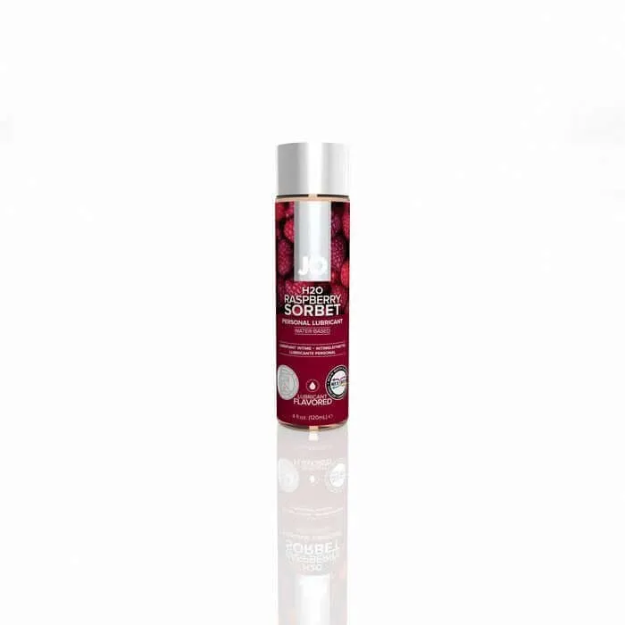 JO H2O RASPBERRY SORBET 4 OZ OZ FLAVORED LUBE System JO Vibrators