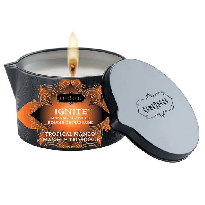 KAMA SUTRA Kama Sutra Ignite Massage CandleTropical Mango 6oz Couples
