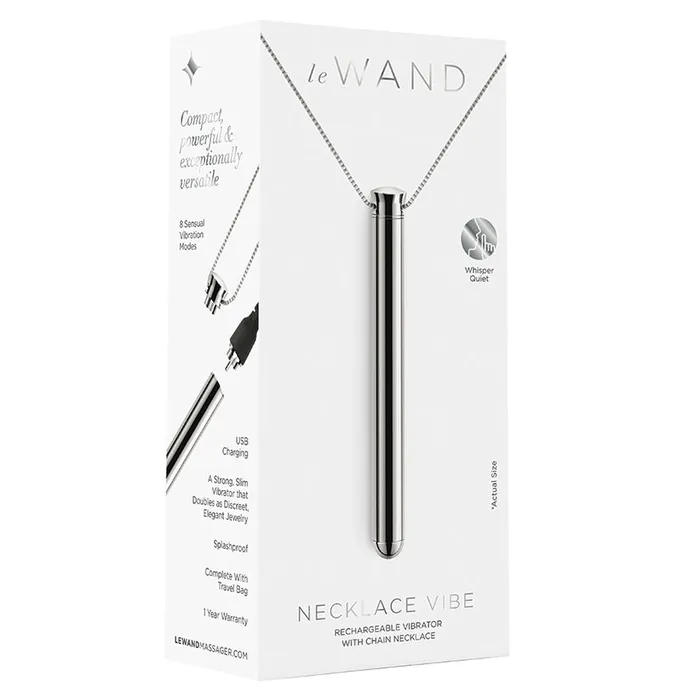 Le Wand LeWand Necklace VibeSilver Vibrators