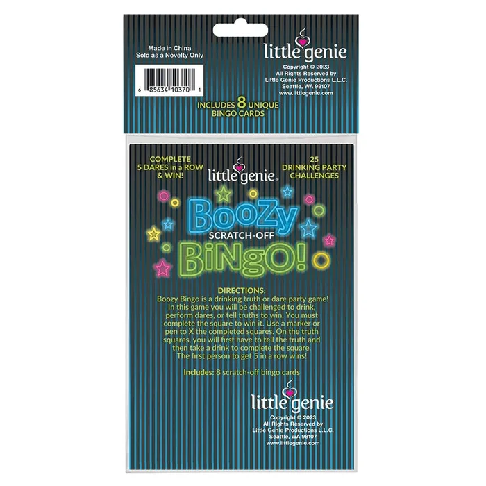 LITTLE GENIE Vibrators Boozy Bingo