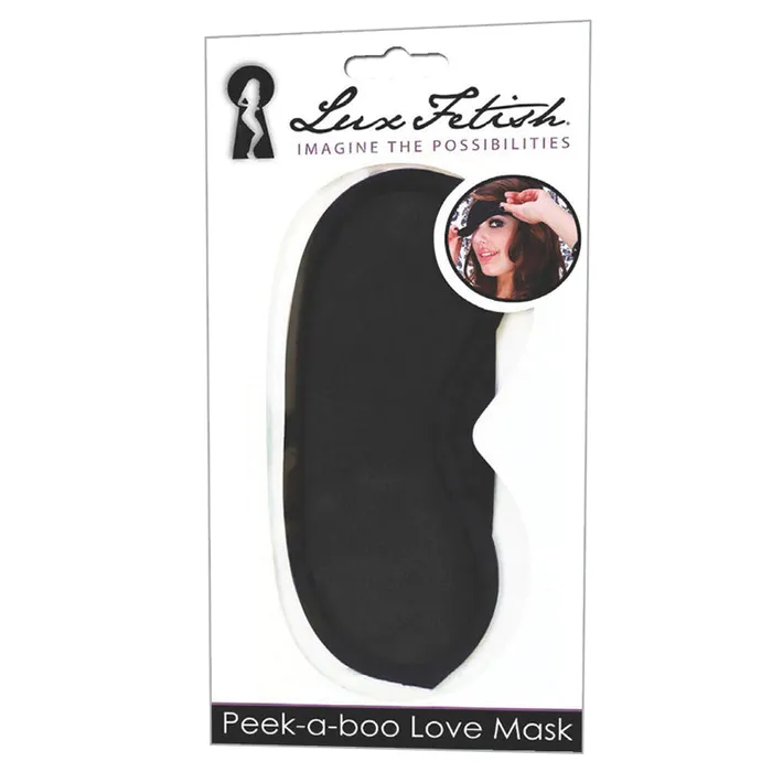 Lux Fetish PeekABoo Love MaskBlack ELECTRIC NOVELTIES Anal