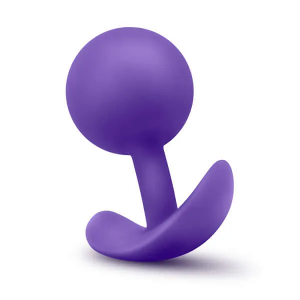 Luxe Wearable Vibra Plug Purple Blush Novelties Anal
