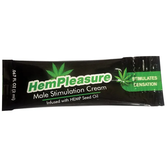 Male Sex Toys BODY ACTION HemPleasure Male Stimulation Cream Foil 2ml