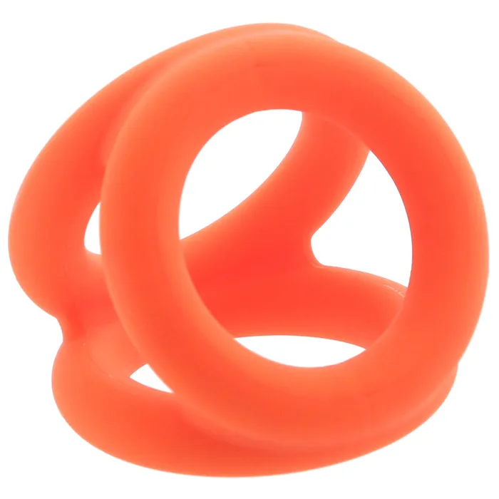 Male Sex Toys CalExotics Alpha Liquid Silicone TriRing