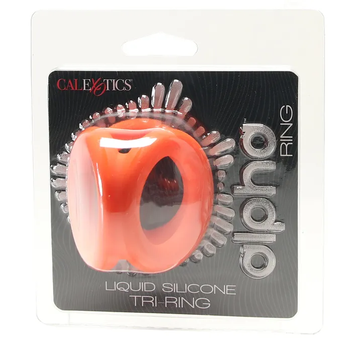 Male Sex Toys CalExotics Alpha Liquid Silicone TriRing Male Sex Toys CalExotics Alpha Liquid Silicone TriRing