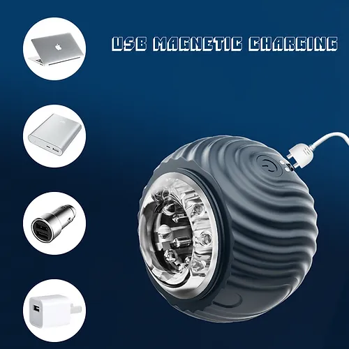Male Sex Toys GHETTOFF Intense Vibration Stroker Masturbator Ball