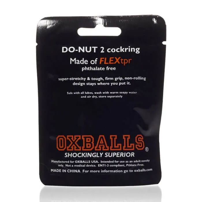 Male Sex Toys OXBALLS Atomic Jock Donut 2 Fatty Cock Ring Enhance Your Performance and Appearance