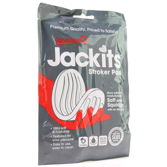 Male Sex Toys Screaming O Jackits Stroker Pad in Clear Male Sex Toys Screaming O Jackits Stroker Pad in Clear