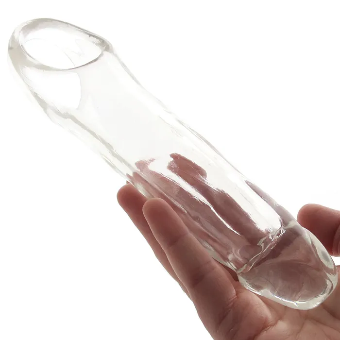 Male Sex Toys Size Up 3 Inch Extender with Ball Loop in Clear XGen