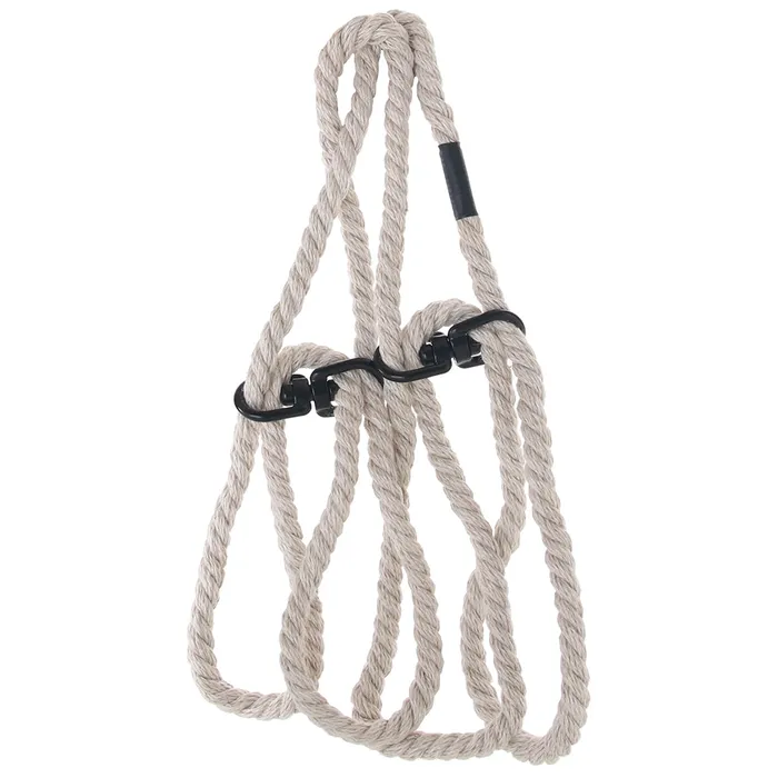 Merci Restrain Hemp WristAnkle Cuffs in Natural Doc Johnson Couples
