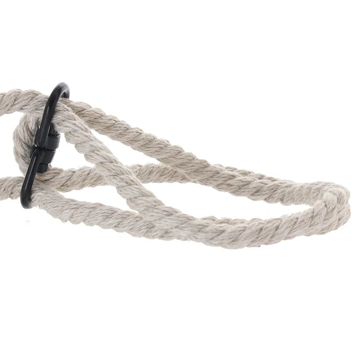 Merci Restrain Hemp WristAnkle Cuffs in Natural Doc Johnson Couples