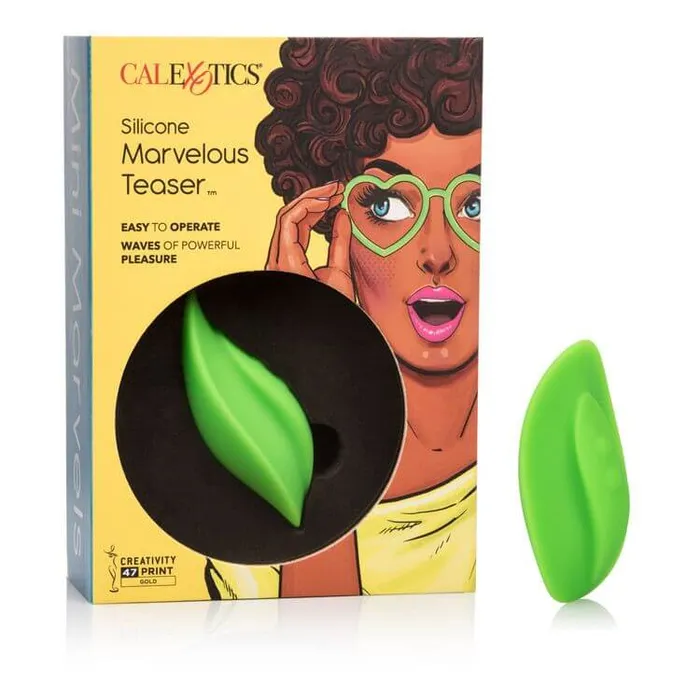 Mini Marvels Silicone Marvelous Teaser Green Vibrator California Exotic Novelties Female Sex Toys Mini Marvels Silicone Marvelous Teaser Green Vibrator California Exotic Novelties Female Sex Toys