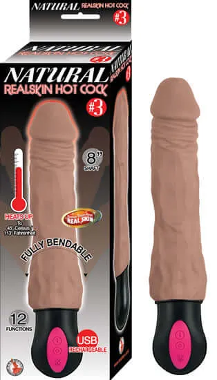 Nasstoys Female Sex Toys Revel in Realistic Heat with the Natural Realskin Hot Cock No 3 Vibrating Dildo Nasstoys Female Sex Toys Revel in Realistic Heat with the Natural Realskin Hot Cock No 3 Vibrating Dildo