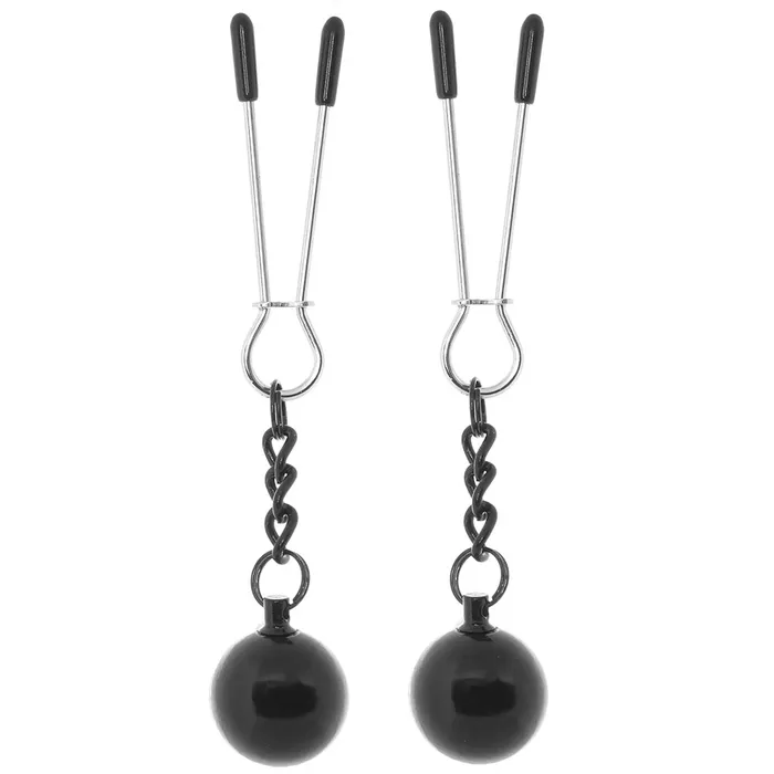 Nipple Grips Weighted Tweezer Nipple Clamps CalExotics Female Sex Toys