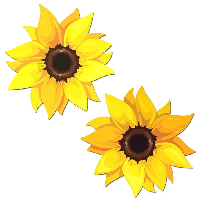 Pastease Nipple Clitoral Toys Sunflower Pasties Nipple Covers by Pastease