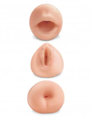 Pipedream Products Male Sex Toys Pipedream Extreme Toyz All 3 Holes Stroker Set The Ultimate Pleasure Trio