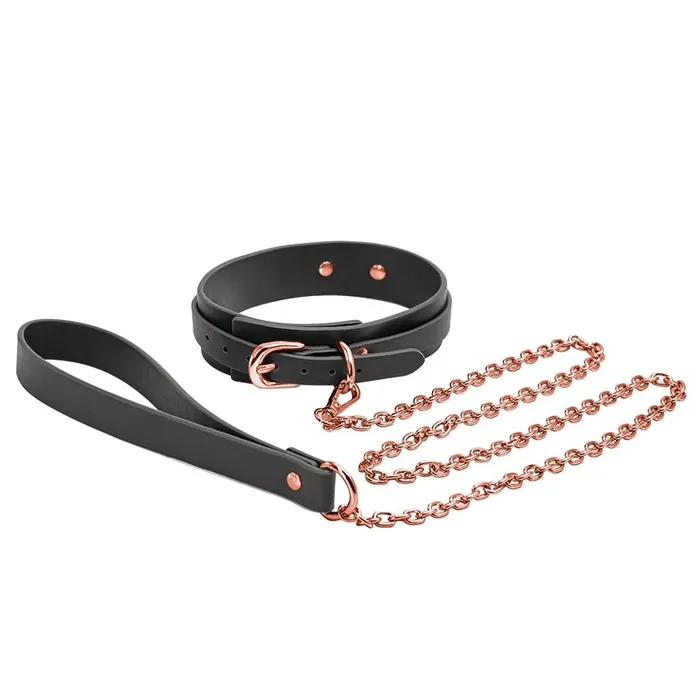 Restraints NS NOVELTIES Bondage Couture Collar and LeashBlack