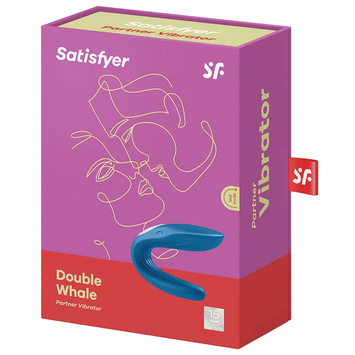 SATISFYER Vibrators Satisfyer Double Whale Partner VibratorBlue