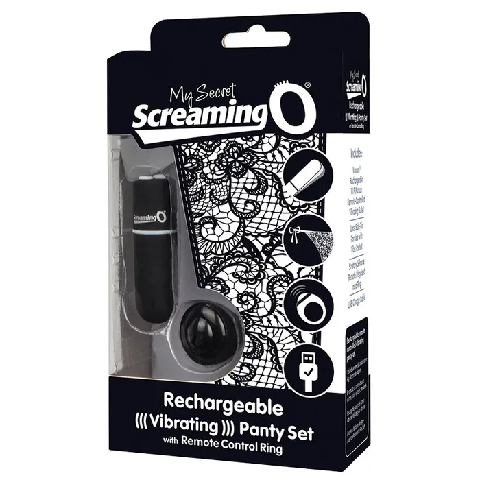 SCREAMING O Female Sex Toys Screaming O My Secret Charged Remote Control Panty VibeBlack SCREAMING O Female Sex Toys Screaming O My Secret Charged Remote Control Panty VibeBlack