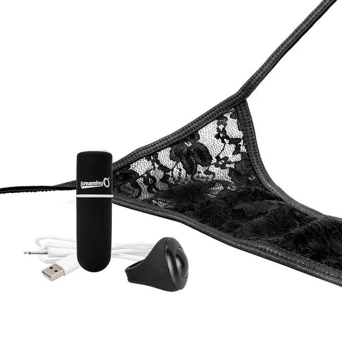 SCREAMING O Female Sex Toys Screaming O My Secret Charged Remote Control Panty VibeBlack