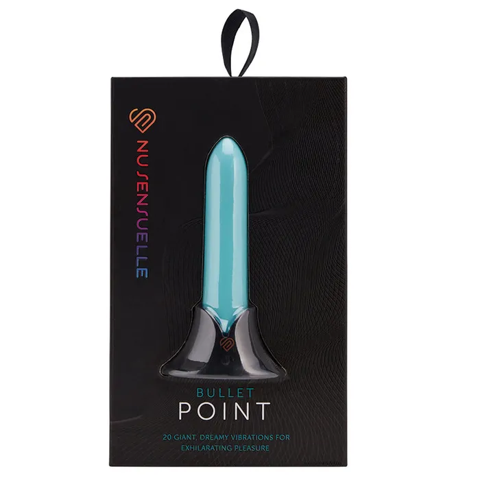 Sensuelle Point Rechargeable BulletTeal Blue NOVEL CREATIONS Vibrators