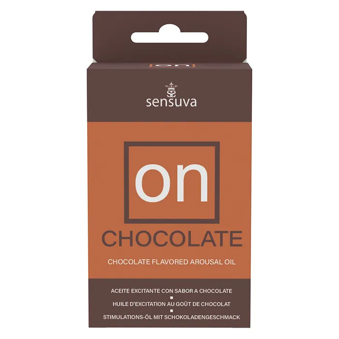 SENSUVA Female Sex Toys Sensuva ON Chocolate Arousal Oil 5ml Bottle Medium Box SENSUVA Female Sex Toys Sensuva ON Chocolate Arousal Oil 5ml Bottle Medium Box