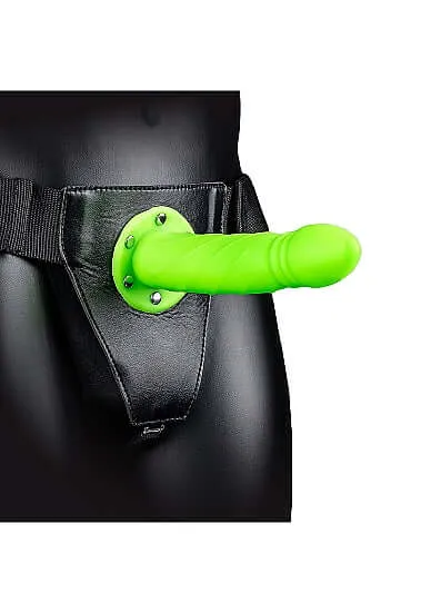 SHOTS AMERICA Female Sex Toys Ouch Glow Twisted Hollow Strap On