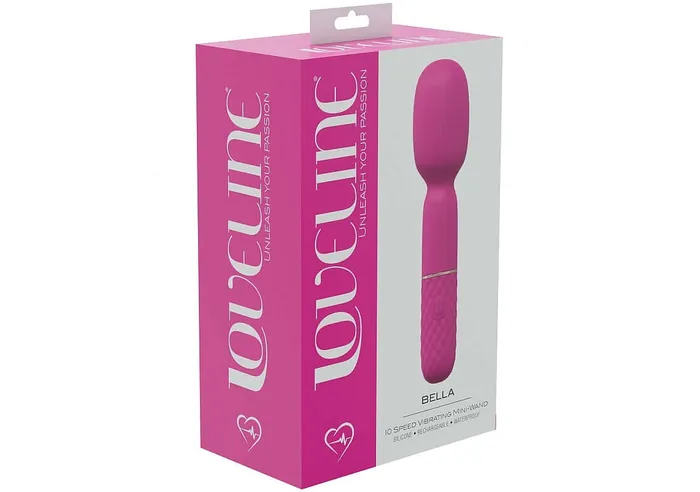 SHOTS AMERICA Shots Toys Loveline Bella Mini Wand Vibrator Pink WhisperQuiet and Powerful Clitoral Stimulator Vibrators