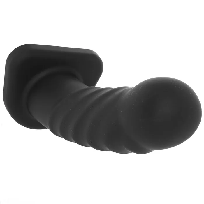 Sportsheets Banx Ribbed 8 Inch Hollow Silicone Dildo in Black Anal Sportsheets Banx Ribbed 8 Inch Hollow Silicone Dildo in Black Anal
