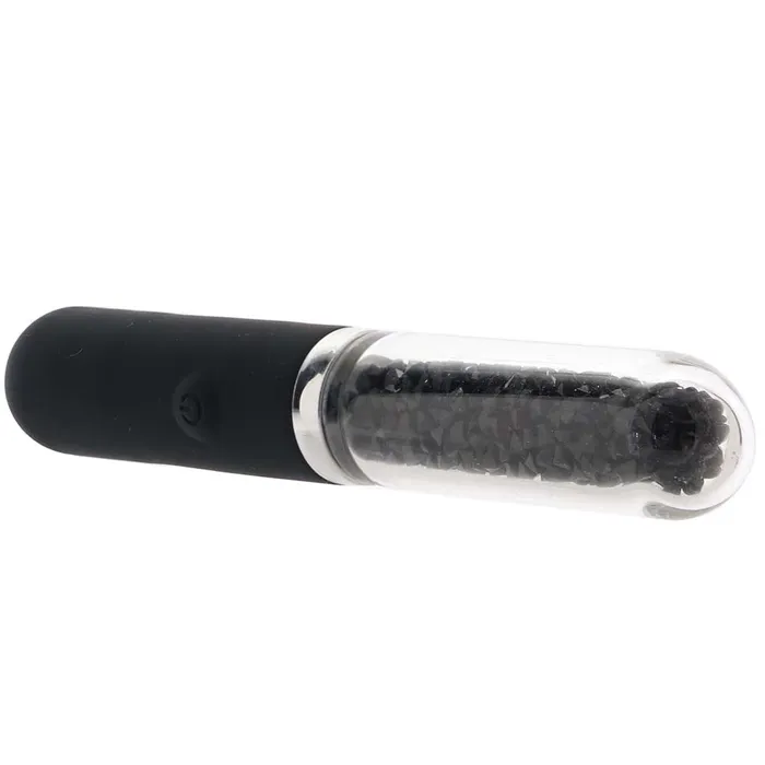 Stardust Posh Rechargeable Glass Vibe in Black ns novelties Anal Stardust Posh Rechargeable Glass Vibe in Black ns novelties Anal