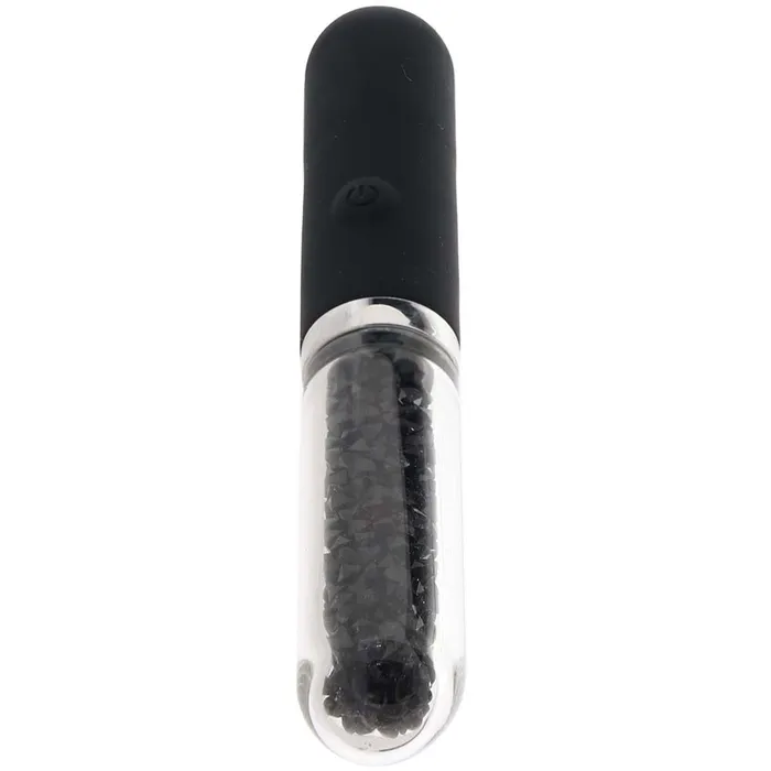 Stardust Posh Rechargeable Glass Vibe in Black ns novelties Anal Stardust Posh Rechargeable Glass Vibe in Black ns novelties Anal
