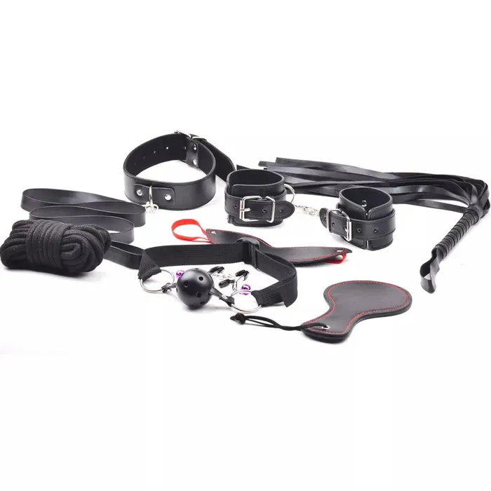 Superior EightPiece Bondage Kit II GHETTOFF Couples Superior EightPiece Bondage Kit II GHETTOFF Couples