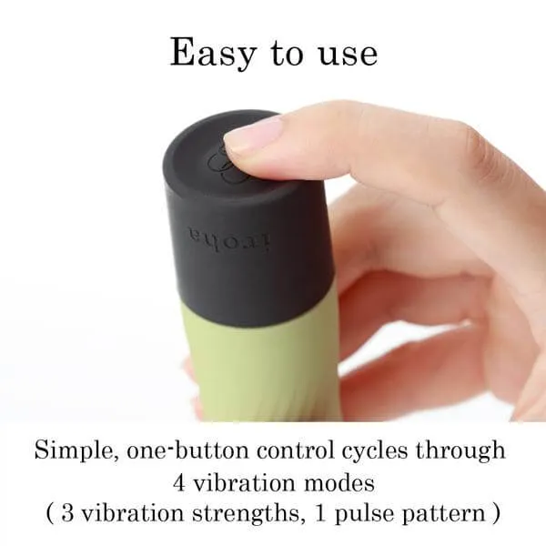 TENGA Female Sex Toys Iroha Zen Matcha Green Tea Vibrator from Tenga Elegance Meets Pleasure in a Compact Design