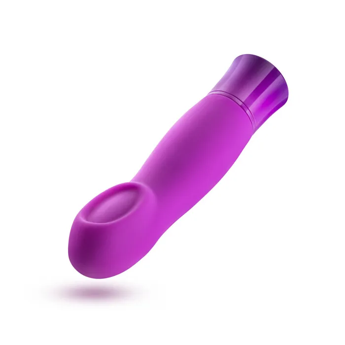 Vibrators Blush Oh My Gem By Blush Charm 55 Inch Warming G Spot Stimulation Vibrator in Amethyst with Powerful RumboTech Technology