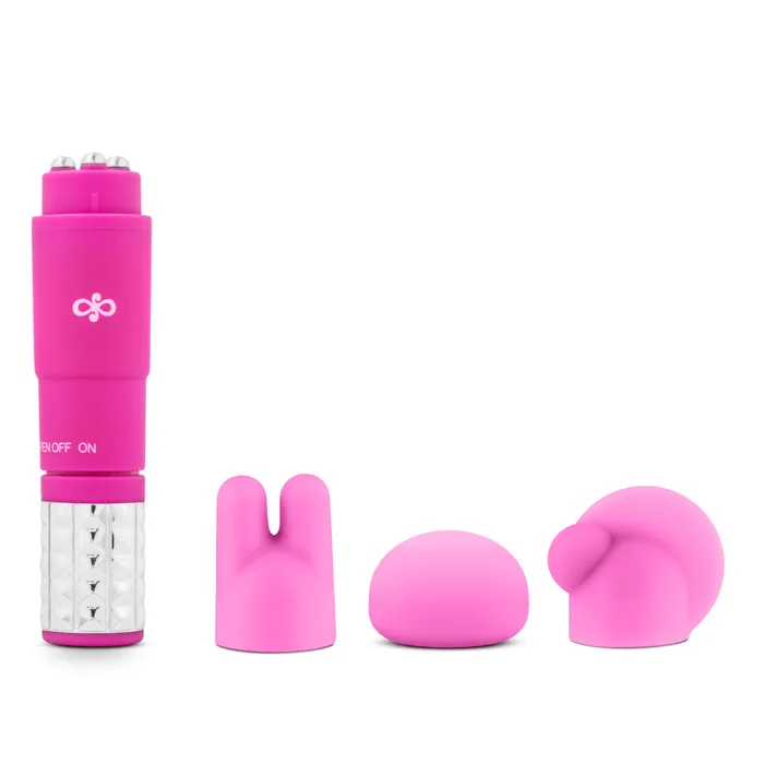Vibrators Blush Ros By Blush Revitalize Pink Vibrating 3Piece Massage Wand Kit