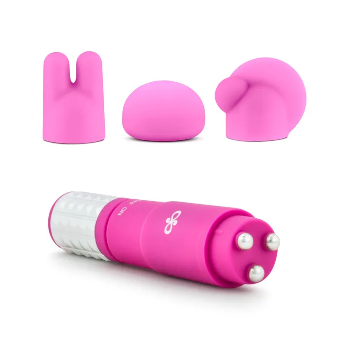 Vibrators Blush Ros By Blush Revitalize Pink Vibrating 3Piece Massage Wand Kit