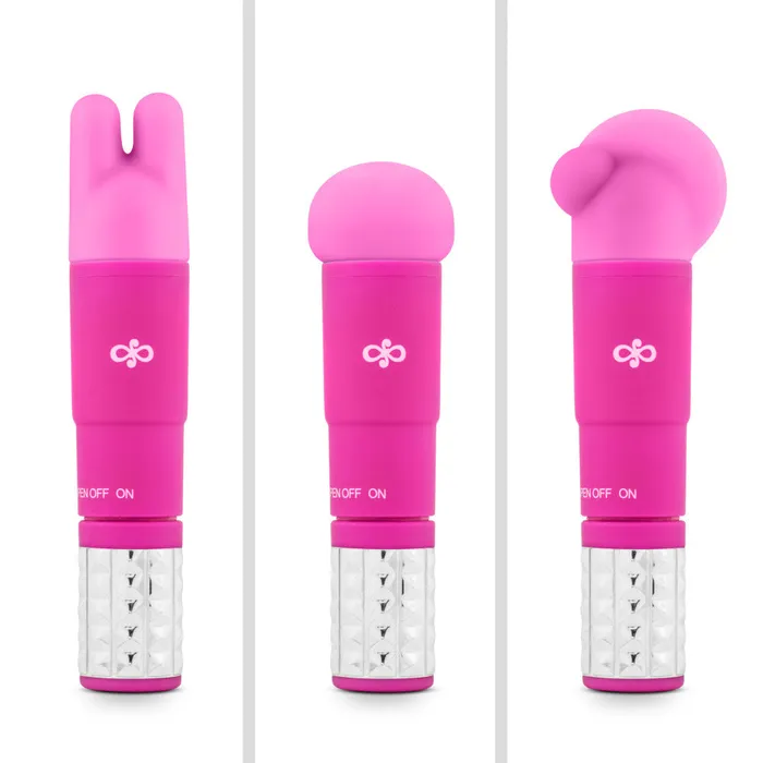 Vibrators Blush Ros By Blush Revitalize Pink Vibrating 3Piece Massage Wand Kit