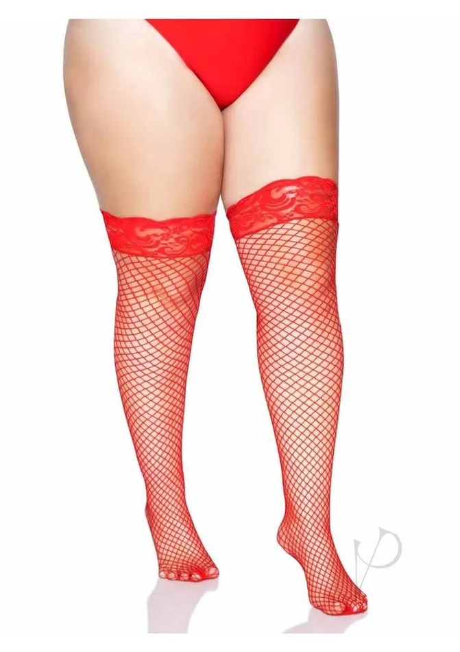 Vibrators Leg Avenue Inc Plus Nya Stay Up Thigh Highs 1X2X Stylish and Secure Industrial Net Stockings