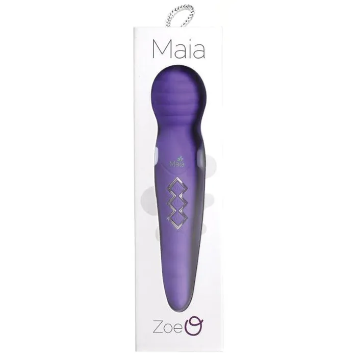 Vibrators MAIA TOYS Maia Zoe Twisty Rechargeable Vibrating WandPurple