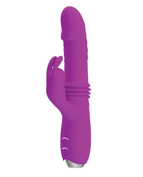 Vibrators Pretty Love Dorothy Thrusting Rabbit Vibrator 12 Vibration Functions Purple Pretty Love