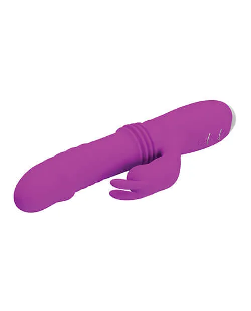Vibrators Pretty Love Dorothy Thrusting Rabbit Vibrator 12 Vibration Functions Purple Pretty Love
