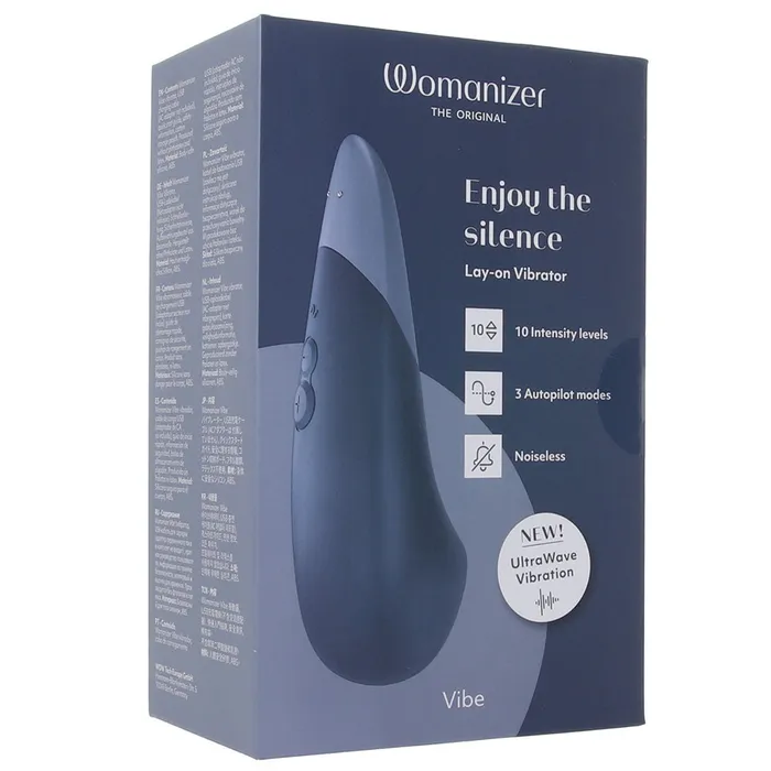 Vibrators Womanizer Womanizer UltraWave LayOn Vibe in Dark Blue