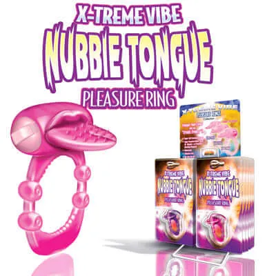 Vibrators XTreme Vibe Nubby Tongue Purple HOTT Products